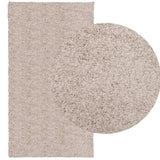 Alfombra Vidaxl Pamplona Shaggy altamente moderna 60x110 cm beige