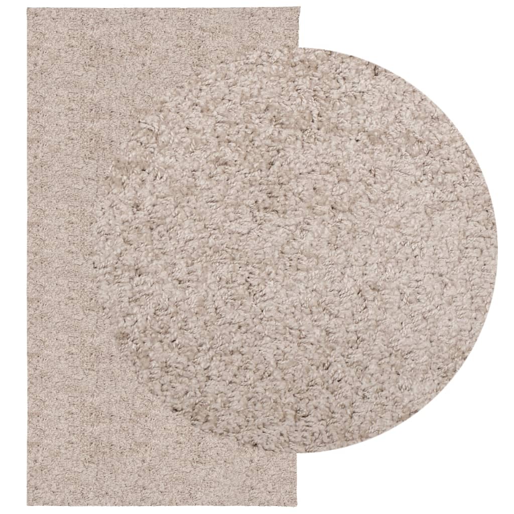 Vidaxl Rug Pamplona Shaggy meget moderne 80x150 cm beige