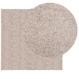 Vidaxl Rug Pamplona Shaggy Svært moderne 120x120 cm beige