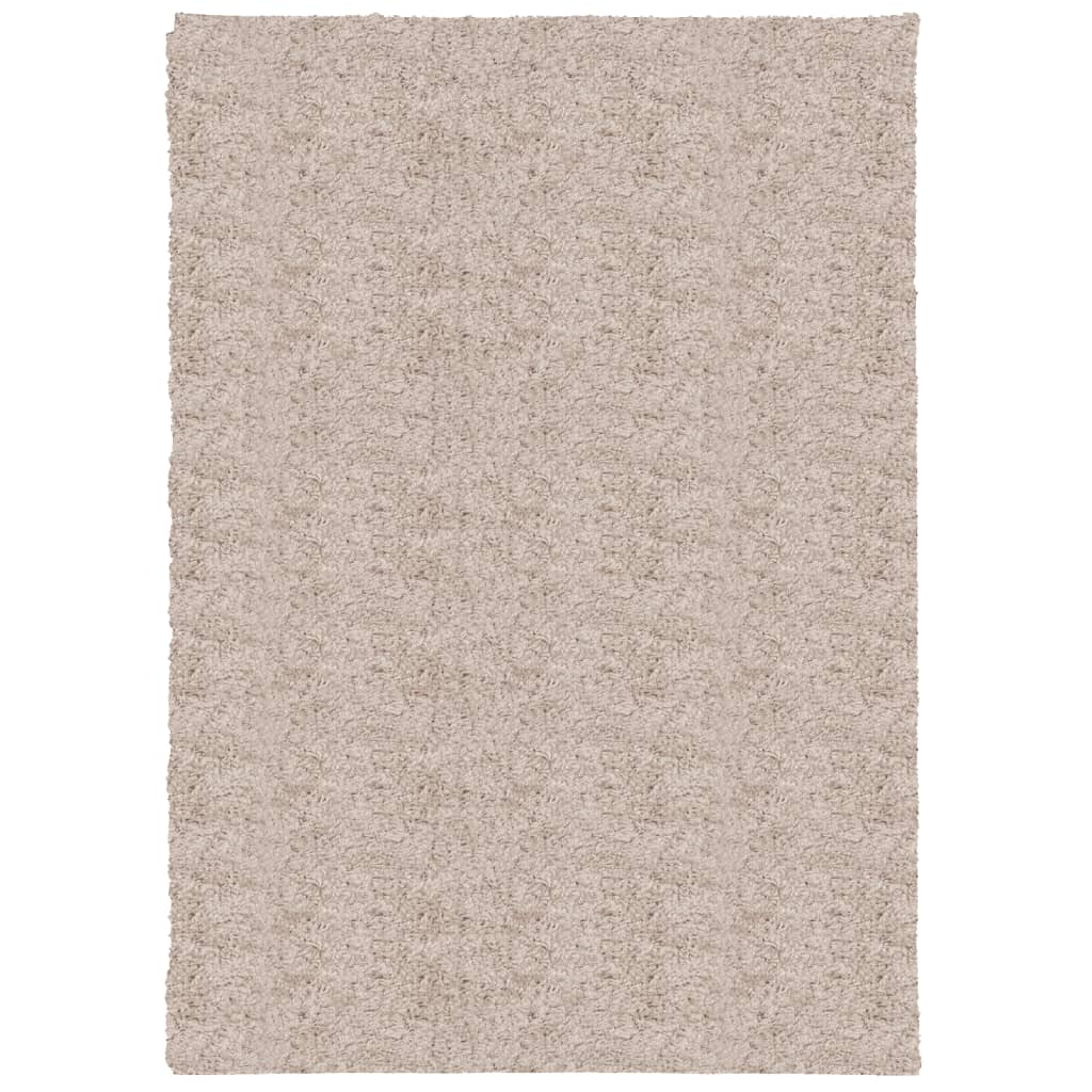 Vidaxl Rug Pamplona Shaggy Sterkt moderne 120x170 cm beige