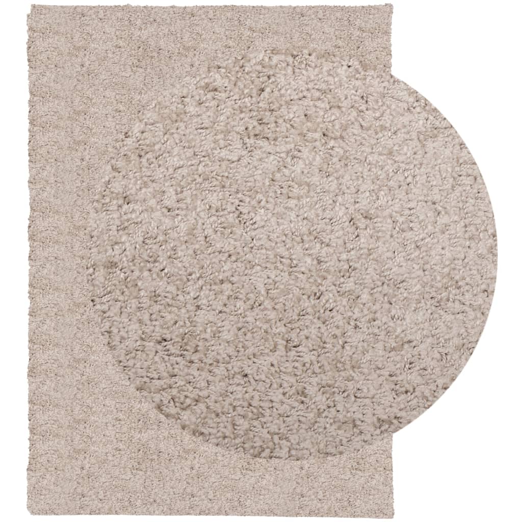 Vidaxl Rug Pamplona Shaggy Sterkt moderne 200x280 cm beige