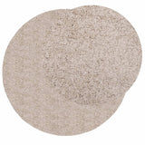 Vidaxl Rug Pamplona Shaggy Sterkt moderne ø 80 cm beige