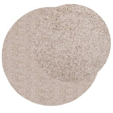 Vidaxl Rug Pamplona Shaggy meget moderne Ø 120 cm beige