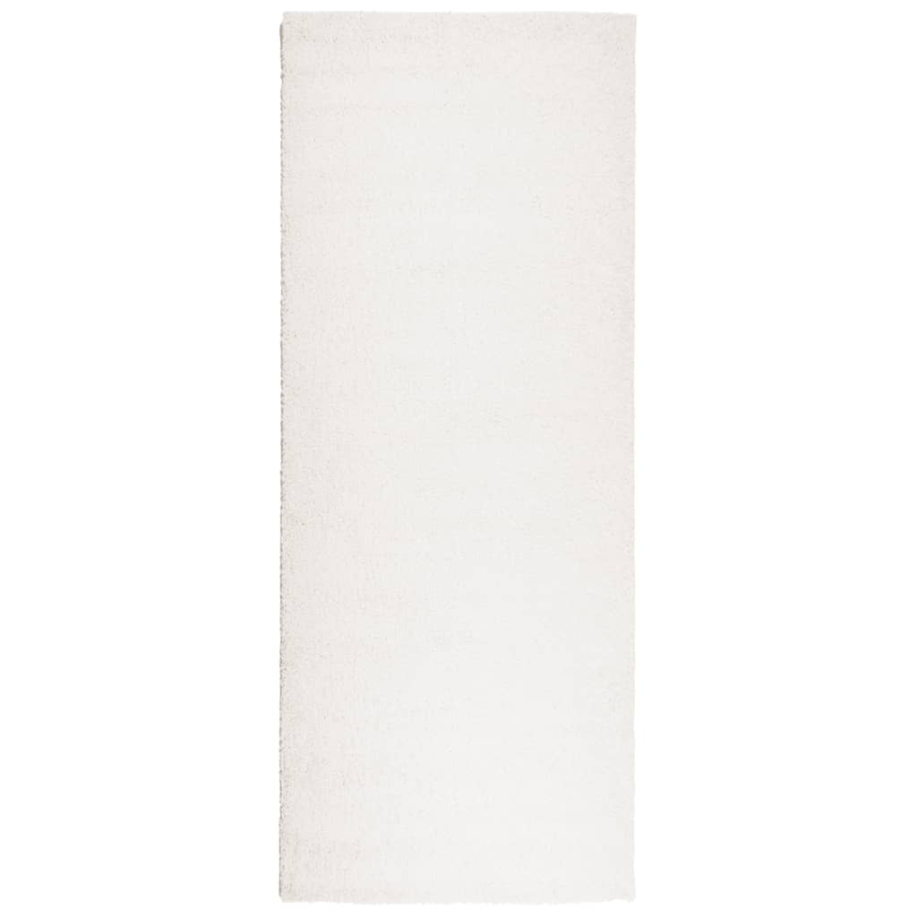 Vidaxl Rug Pamplona Shaggy meget moderne 80x200 cm creme