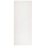 Vidaxl vloerkleed pamplona shaggy hoogpolig modern 80x200 cm crème