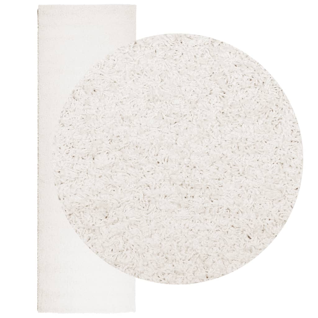 Vidaxl Rug Pamplona Shaggy Svært moderne 80x250 cm krem