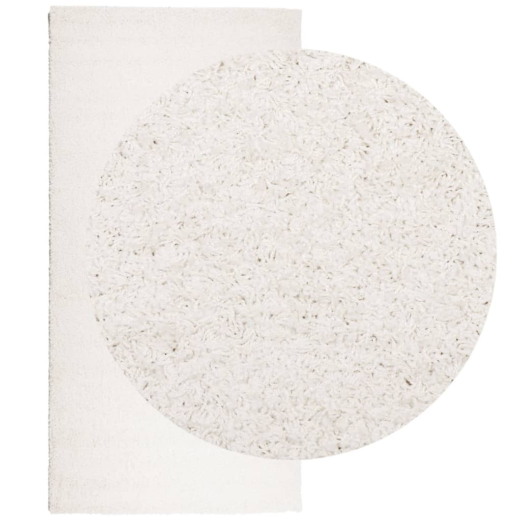 Vidaxl Rug Pamplona Shamgy héich modern 100x200 cm Crème