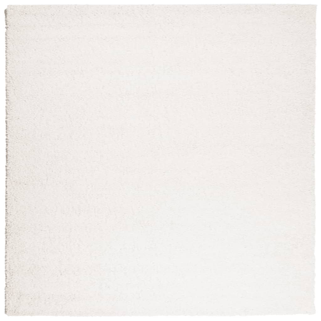 Vidaxl Rug Pamplona Shaggy Meget moderne 120x120 cm krem