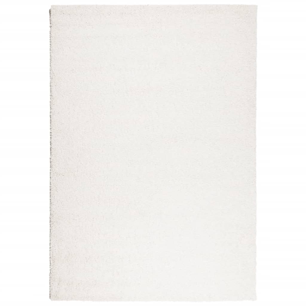 Vidaxl Rug Pamplona Shaggy meget moderne 120x170 cm creme