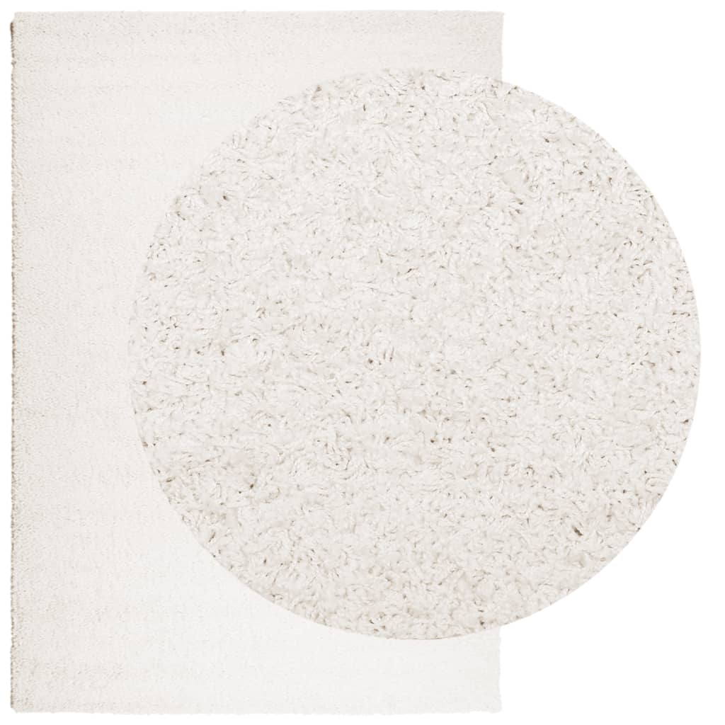 Vidaxl Rug Pamplona Shaggy meget moderne 120x170 cm creme