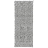 Vidaxl vloerkleed pamplona shaggy hoogpolig modern 80x200 cm grijs
