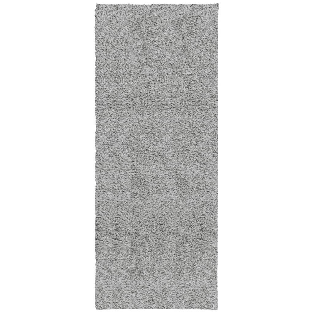 Alfombra Vidaxl Pamplona Shaggy altamente moderna 80x200 cm Gray