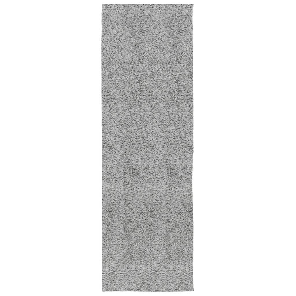 Vidaxl Rug Pamplona Shaggy Zelo moderna 80x250 cm siva