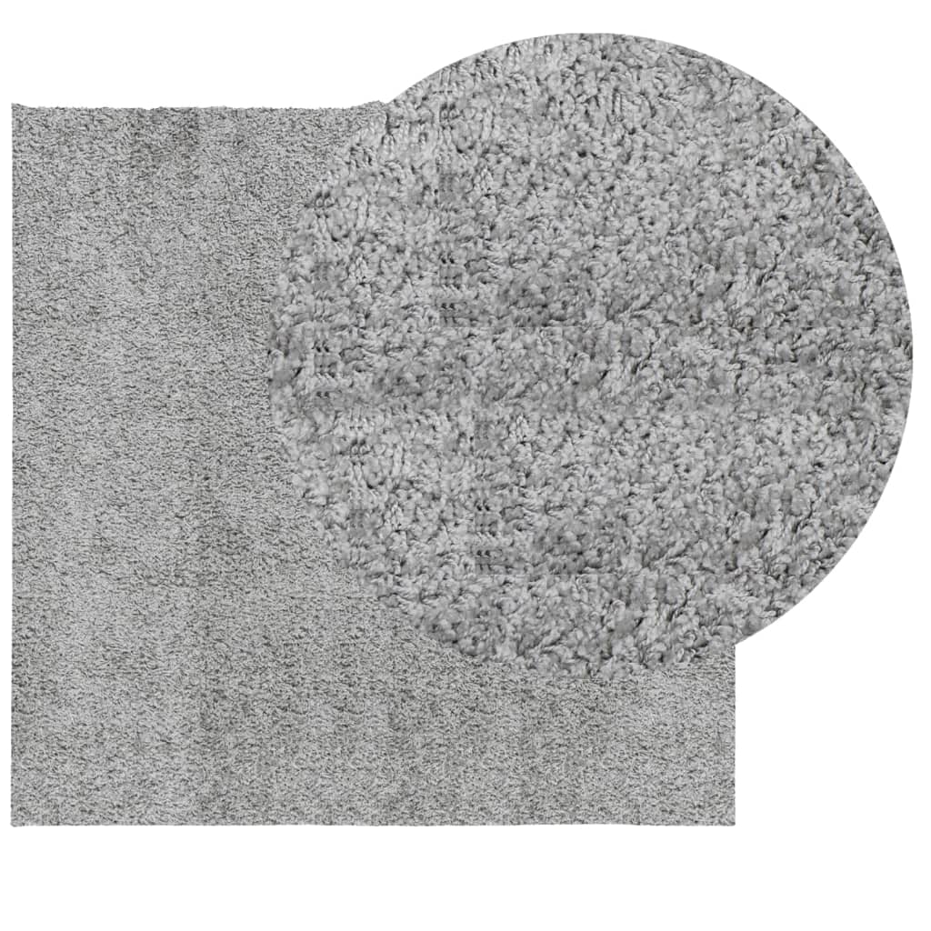 Vidaxl Rug Pamplona Shaggy meget moderne 160x160 cm grå