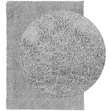 Vidaxl vloerkleed pamplona shaggy hoogpolig modern 200x280 cm grijs