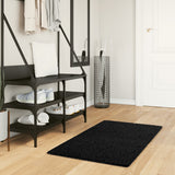 RUG VIDAXL PAMPLONA SHAGGY Altamente moderna 60x110 cm Negro