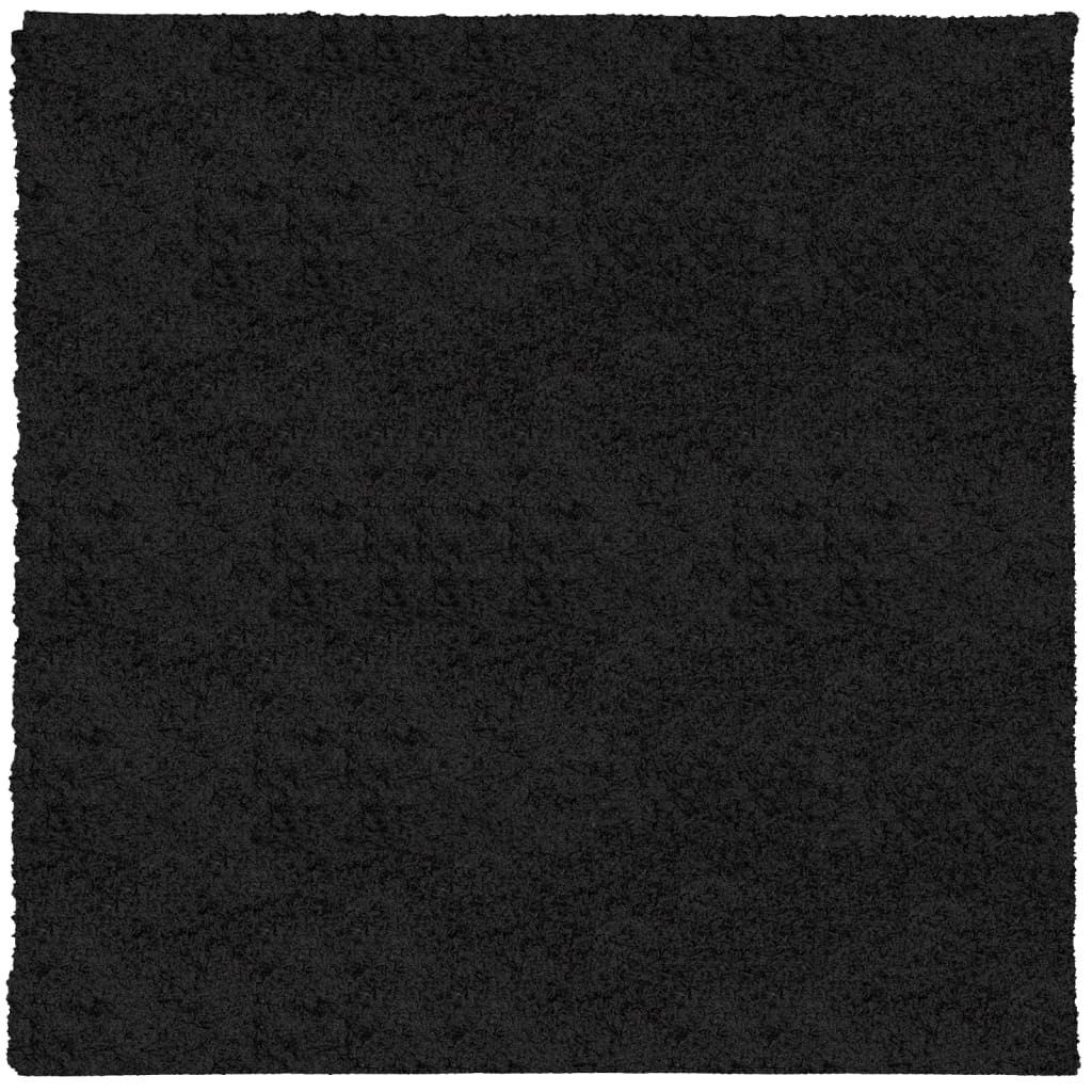 Vidaxl -mattan Pamplona Shaggy mycket modern 120x120 cm svart