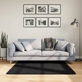 Vidaxl Rug Pamplona Shaggy Vysoce moderní 120x120 cm černá