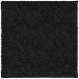 Alfombra Vidaxl Pamplona Shaggy altamente moderna 160x160 cm Negro