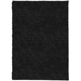 Vidaxl vloerkleed pamplona shaggy hoogpolig modern 200x280 cm zwart