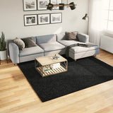 Vidaxl Rug Pamplona Shamgy héich modern 240x240 cm schwaarz