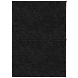 Vidaxl tapis Pampelona Shaggy hautement moderne 240x340 cm noir