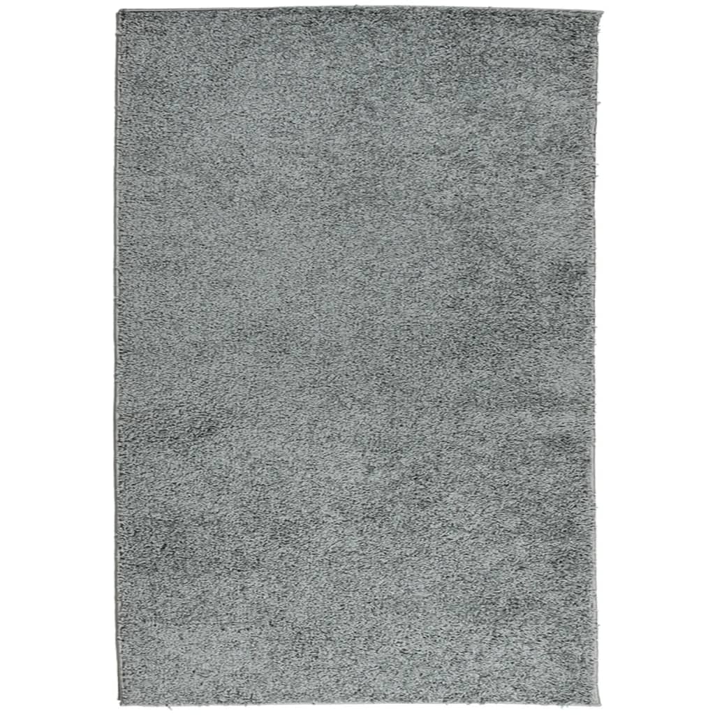 Vidaxl Rug Pamplona Shaggy Sterkt moderne 120x170 cm grønn