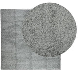 Vidaxl Rug Pamplona Shaggy Sterkt moderne 160x160 cm grønn