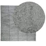 Vidaxl Rug Pamplona Shaggy Sterkt moderne 240x240 cm grønn