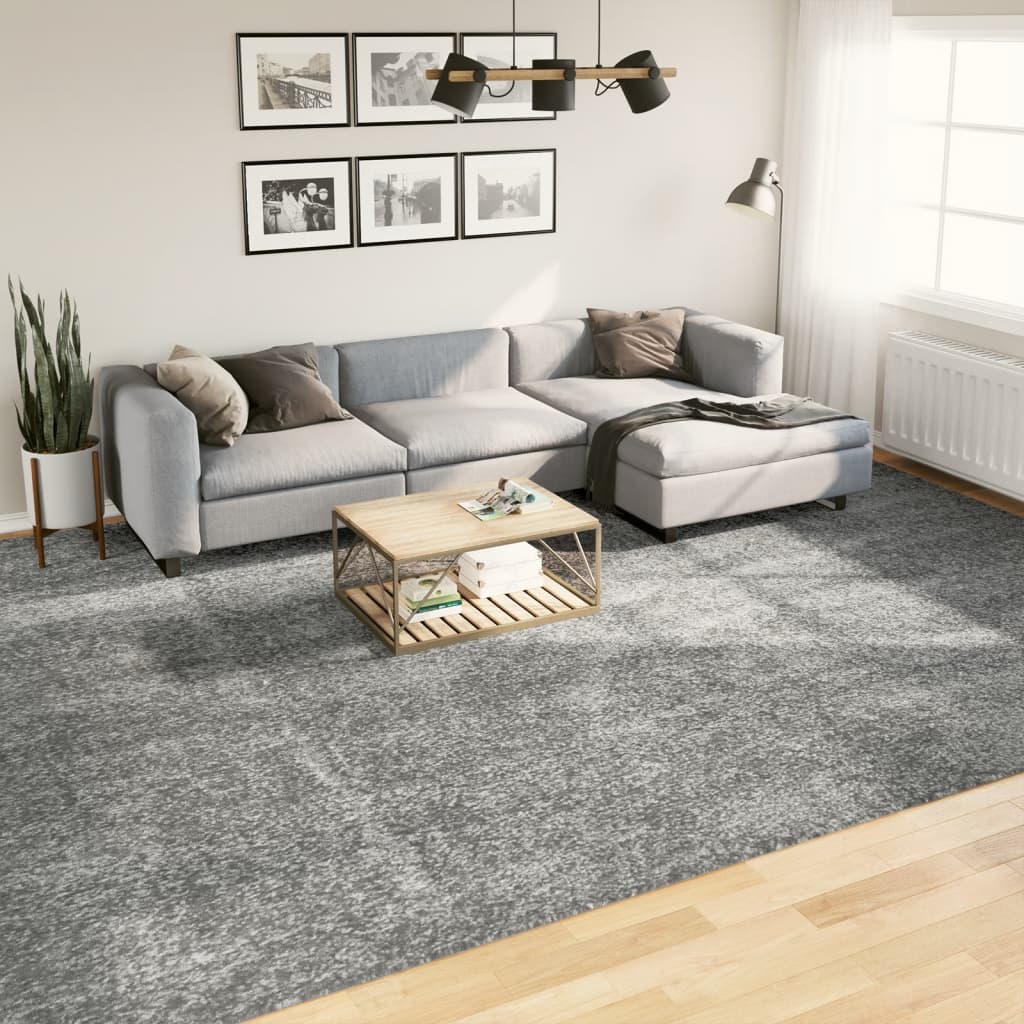 Vidaxl Rug Pamplona Shaggy Sterkt moderne 300x400 cm grønn