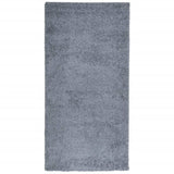 Vidaxl Rug Pamplona Shaggy Meget Pole Modern 100x200 cm Blå