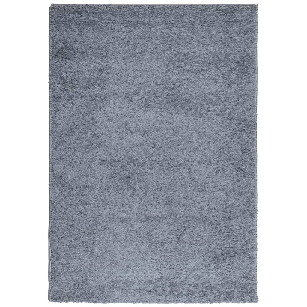 Vidaxl Teppich Pamplona Shaggy hochmoderne 160x230 cm blau