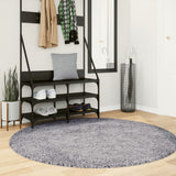 Vidaxl RUG PAMPLONA SHAGGY altamente moderno Ø 160 cm blu