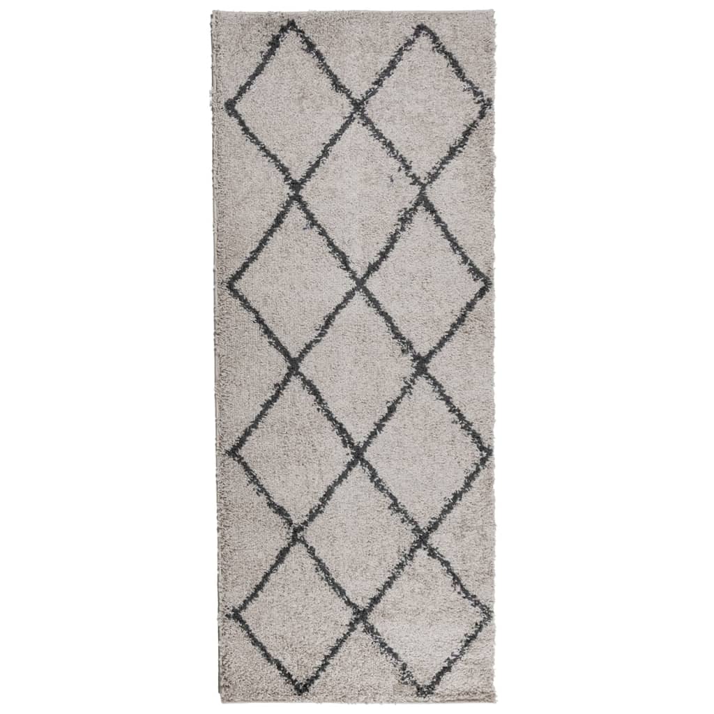 Vidaxl rug Pomplona Shamgy héich Pole 80x200 cm anstige Anthracit