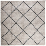 Vidaxl Rug Pamplona Shaggy visoko kup 120x120 cm bež antracit