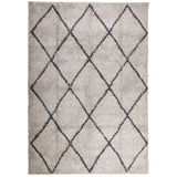 Vidaxl Rug Pamplona Shaggy Sterkt haug 160x230 cm Beige Anthracite