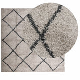 Vidaxl rug Pamplona Shaggy Highly Pole 200x200 cm Beige Anthracite