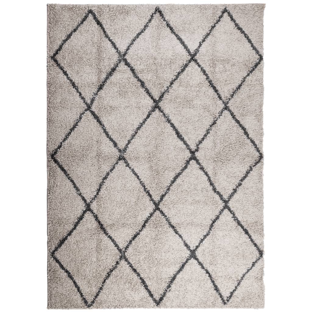 Vidaxl rug Paramplona Shamgy héich Pole 200x280 cm Anstige Anthracit