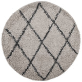 Vidaxl Rug Pamplona Shaggy meget bunke Ø 280 cm beige antracit