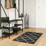 Vidaxl Rug Pamplona Shaggy meget pol 60x110 cm creme og sort