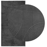 Vidaxl Rug Iza Low -Pile Scandinavian 80x150 cm Anthracite