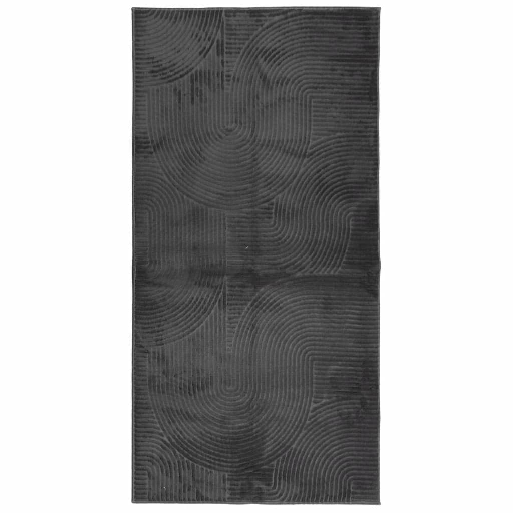 Vidaxl rug iaza niddereg -pile scandinavian 100x200 cm Anthhracite