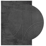 Vidaxl Rug Iza Low -Bile Scandinavian 120x170 cm Anthracite