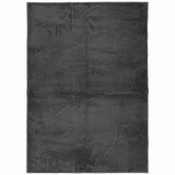 Vidaxl Rug Iza Low -Bile Scandinavian 240x340 cm Anthracite