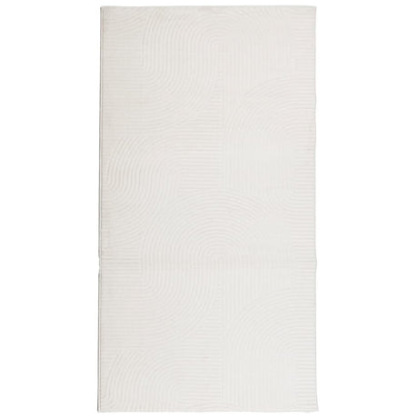 Vidaxl vloerkleed iza laagpolig scandinavisch 80x150 cm crèmekleurig