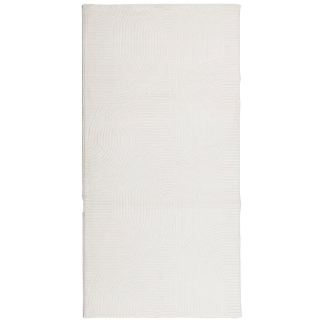 Vidaxl vloerkleed iza laagpolig scandinavisch 100x200 cm crèmekleurig