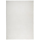 Vidaxl Rug Iza Low -Pile Scandinavian 140x200 cm creme -farvet