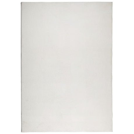 Vidaxl vloerkleed iza laagpolig scandinavisch 160x230 cm crèmekleurig