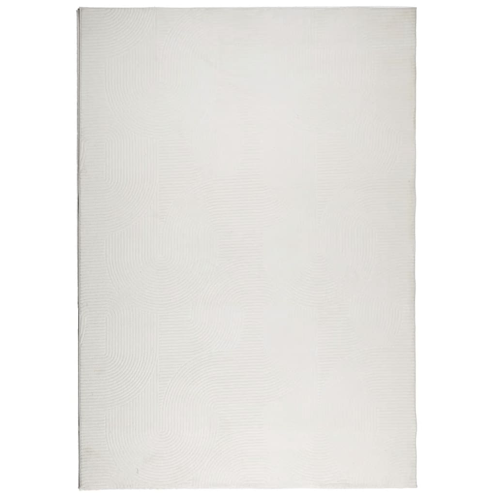 Vidaxl RUG IZA BAJO Pile escandinavo 160x230 cm de crema -cocholeada