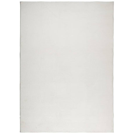 Vidaxl vloerkleed iza laagpolig scandinavisch 240x340 cm crèmekleurig